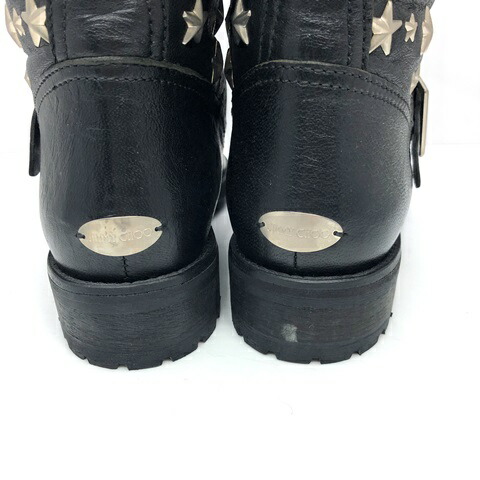 楽天市場】JimmyChoo ジミーチュウ エンジニアブーツ バイカーブーツ