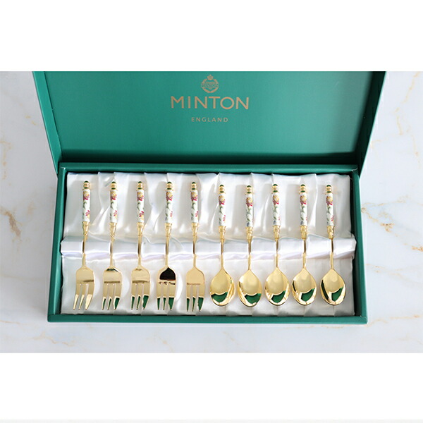 楽天市場】ミントン ハドンホール ティースプーン ケーキフォーク 10PC