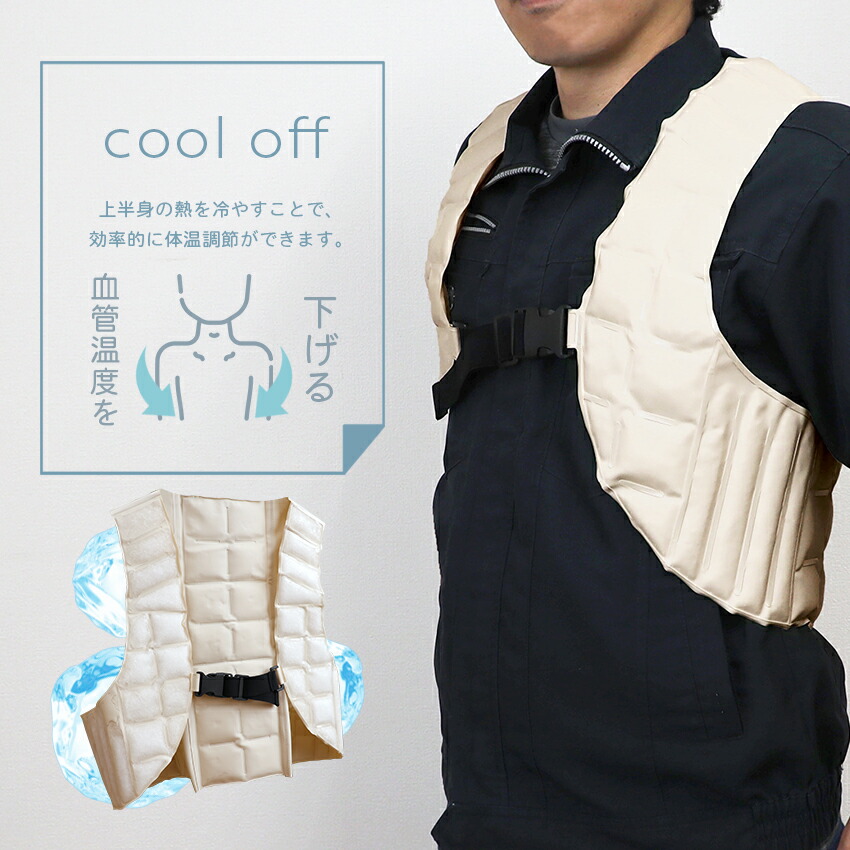 楽天市場】FRESH SWITCH アイスベスト 暑さ対策 冷却ベスト 空調服