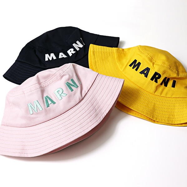 楽天市場】MARNI マルニ キッズ バケットハット Logo Bucket Hat