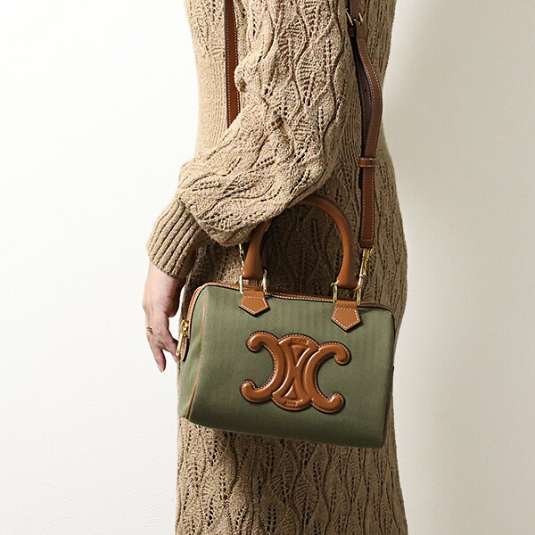楽天市場】CELINE セリーヌ ハンドバッグ Cuir Small Boston Triomphe