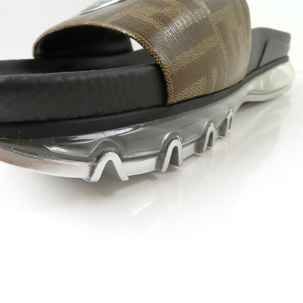 楽天市場】FENDI フェンディ FF Logo Slider Slippers 7X1233 A7MP