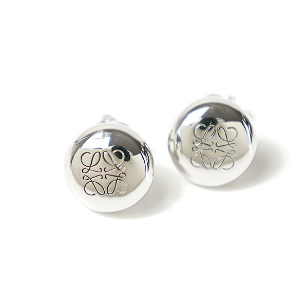 LOEWEスターリングシルバー片耳 ピアス定価11万円 LOEWEスターリング