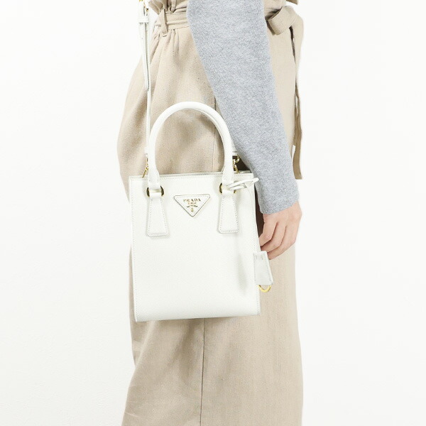 楽天市場】PRADA プラダ Small Saffiano Leather Hand Bag