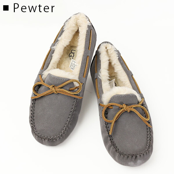 楽天市場】UGG アグ DAKOTA モカシン ムートン スリッポン フラット