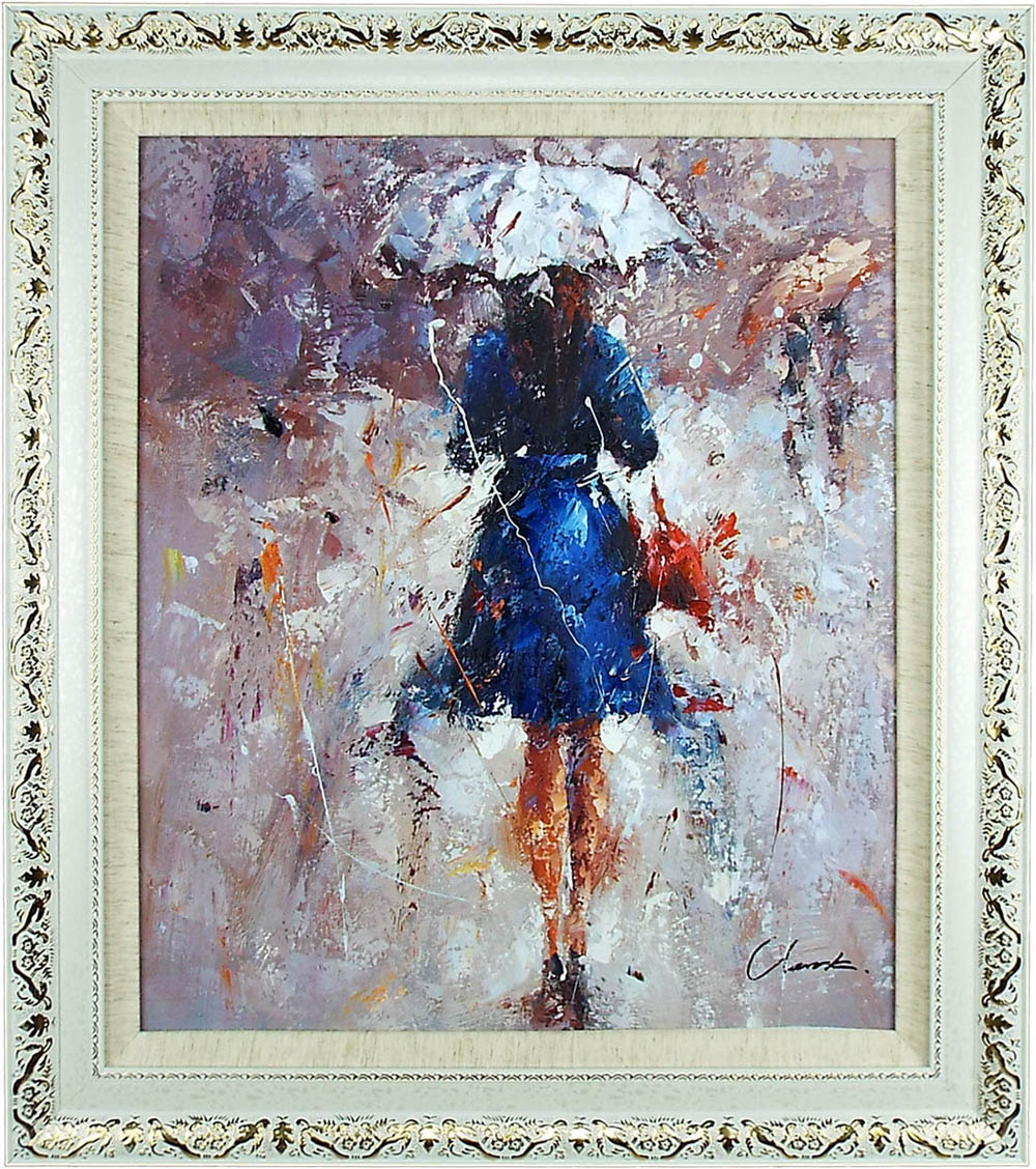 田渕眞兒 油絵 油彩 抽象画シリーズ No.10- 花と壺 田渕眞兒 油絵 油彩