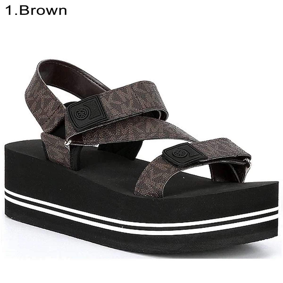 楽天市場】マイケルコース レディース サンダル 厚底 スポーツ 歩き