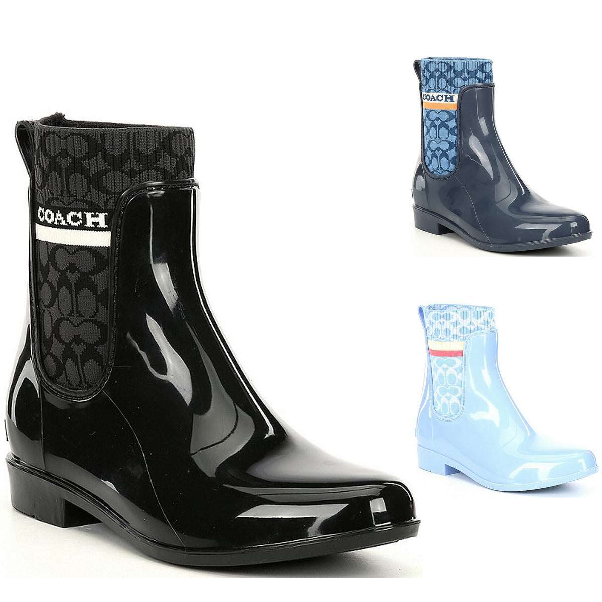 楽天市場】コーチ レインブーツ 長靴 レディース おしゃれ 軽量