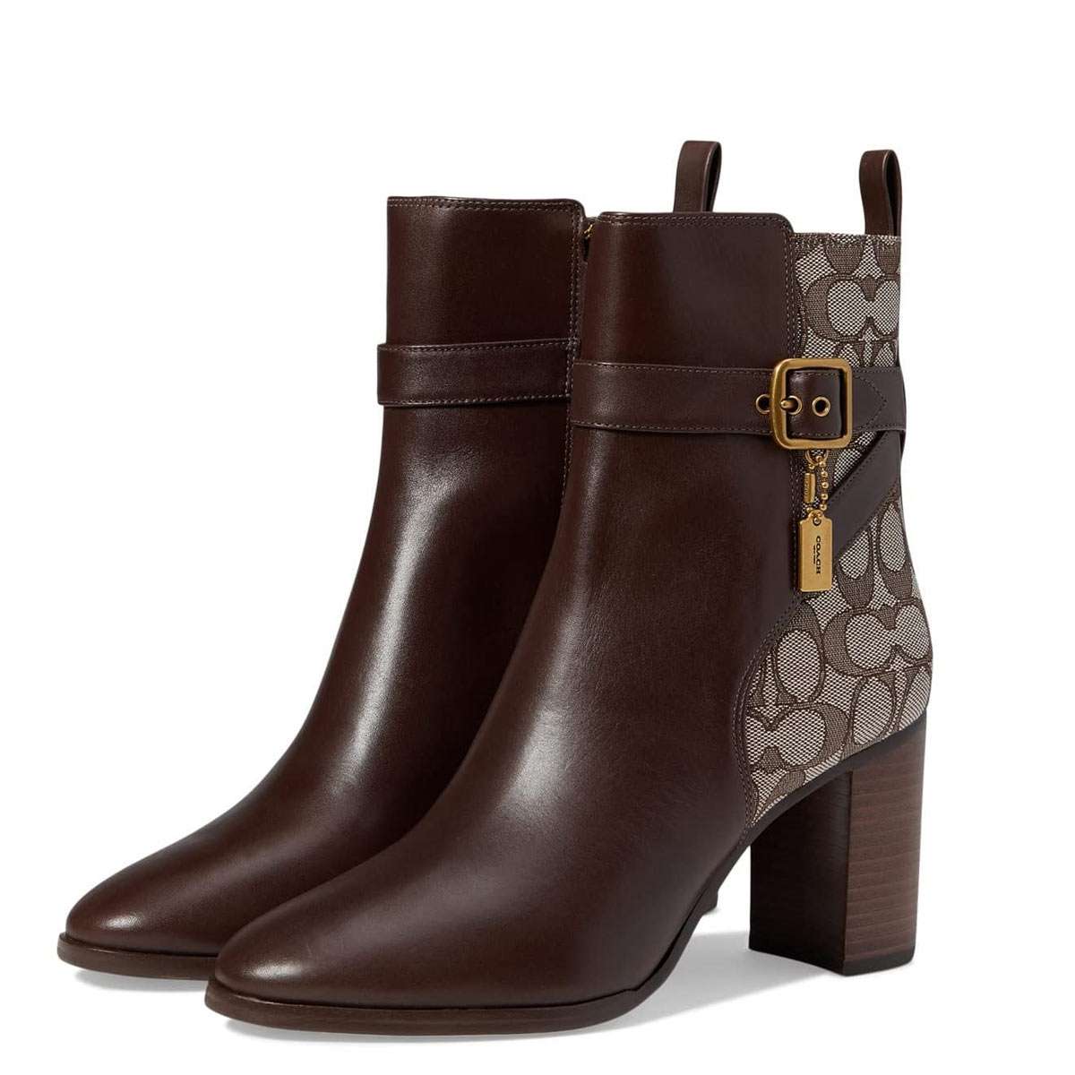 楽天市場】コーチ ブーツ レディース ブーティー 本革 ショートブーツ