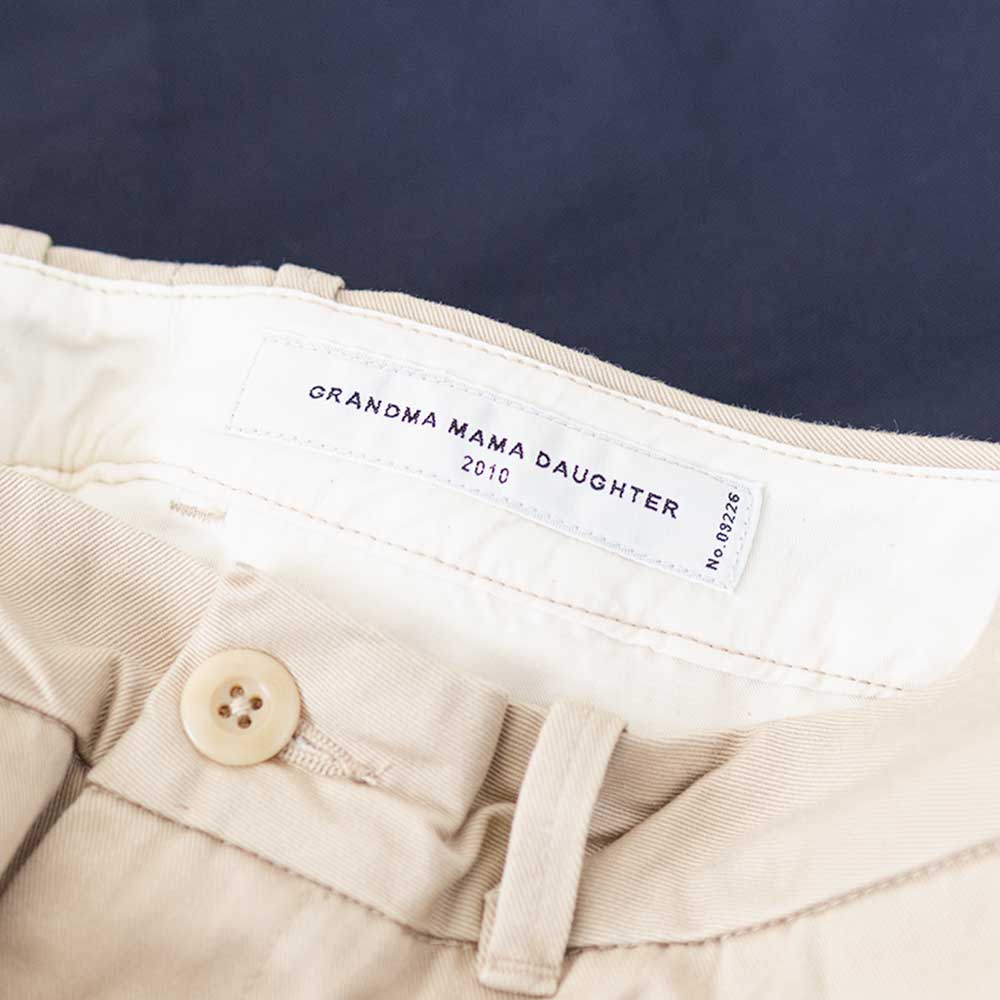 楽天市場】GRANDMA MAMA DAUGHTER アンクルチノパンツ : LASQstore