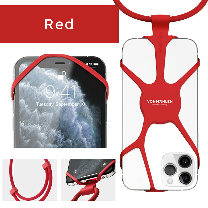 楽天市場】Vonmahlen ブランド スマホショルダー ストラップホルダー