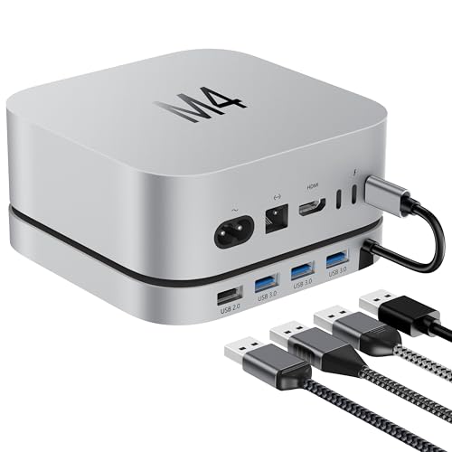 楽天市場】Mac Mini M4 ドッキングステーション USB Cハブ 6 in 1 USB