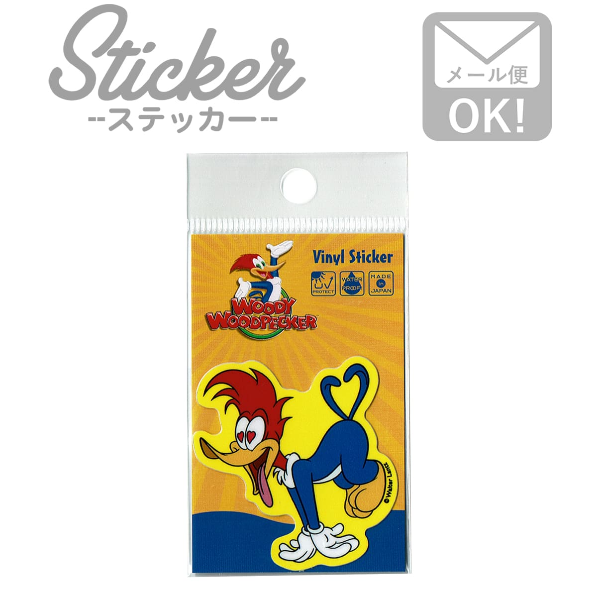 楽天市場】ステッカー アニメ ウッドペッカー キャラクター