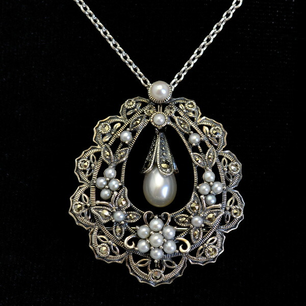 楽天市場】碌山 淡水真珠 ブローチペンダント シードパールと