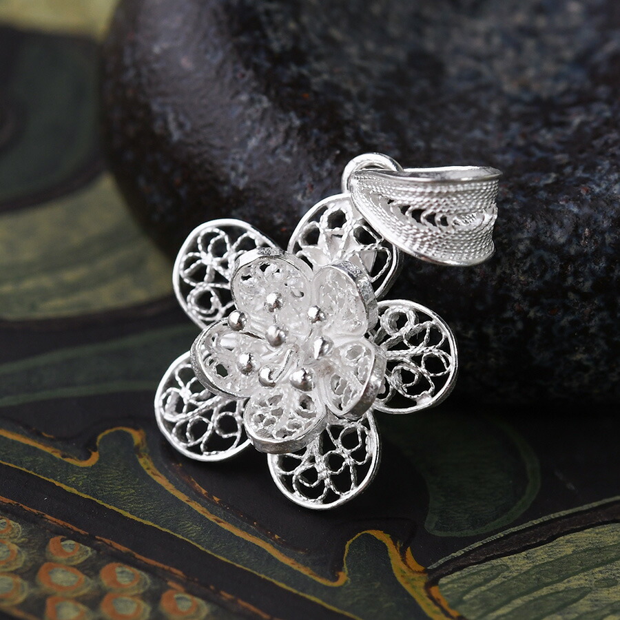 楽天市場】銀線細工（ブローチ｜レディースジュエリー・アクセサリー