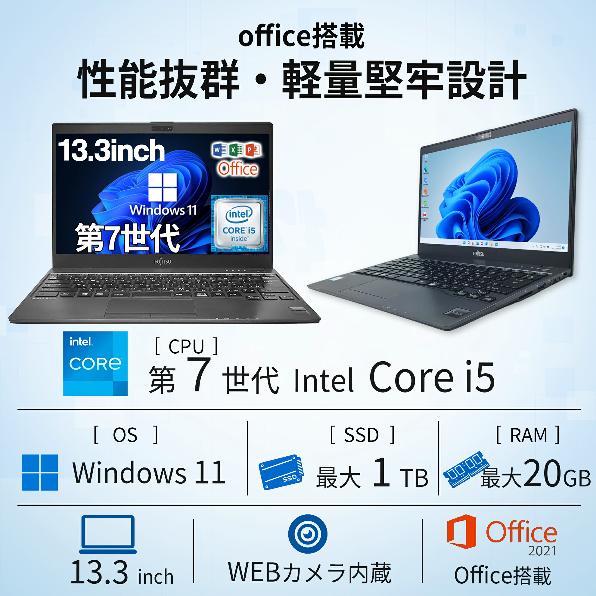 楽天市場】【1500円OFFクーポン】【WEBカメラ＆フルHD】ノートパソコン