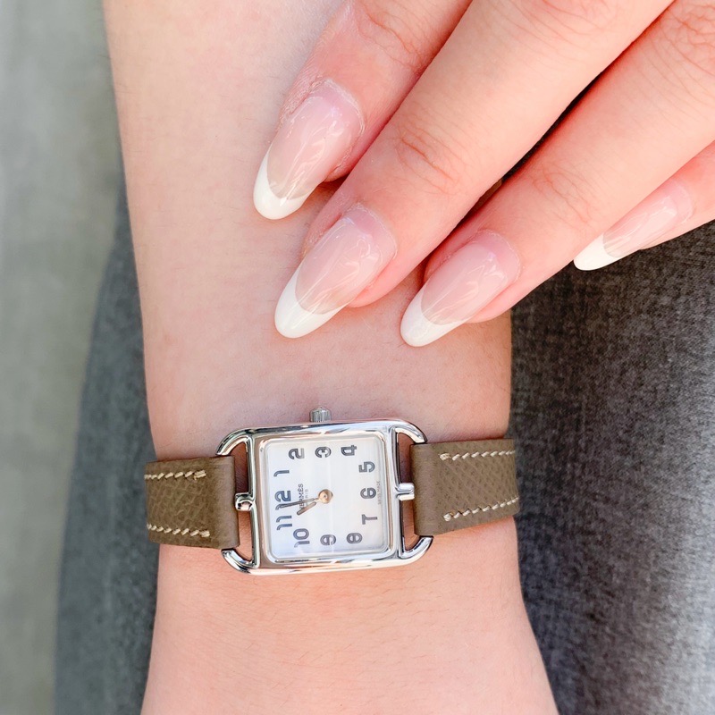 楽天市場】【仕上済/ベルト2種】エルメス ケープコッド ミニ K18WG