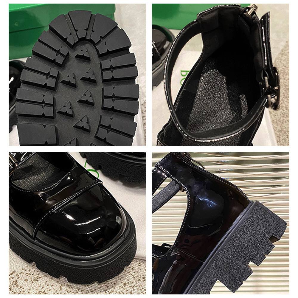 楽天市場】パンプス レディース 厚底エナメルサンダル 痛くない