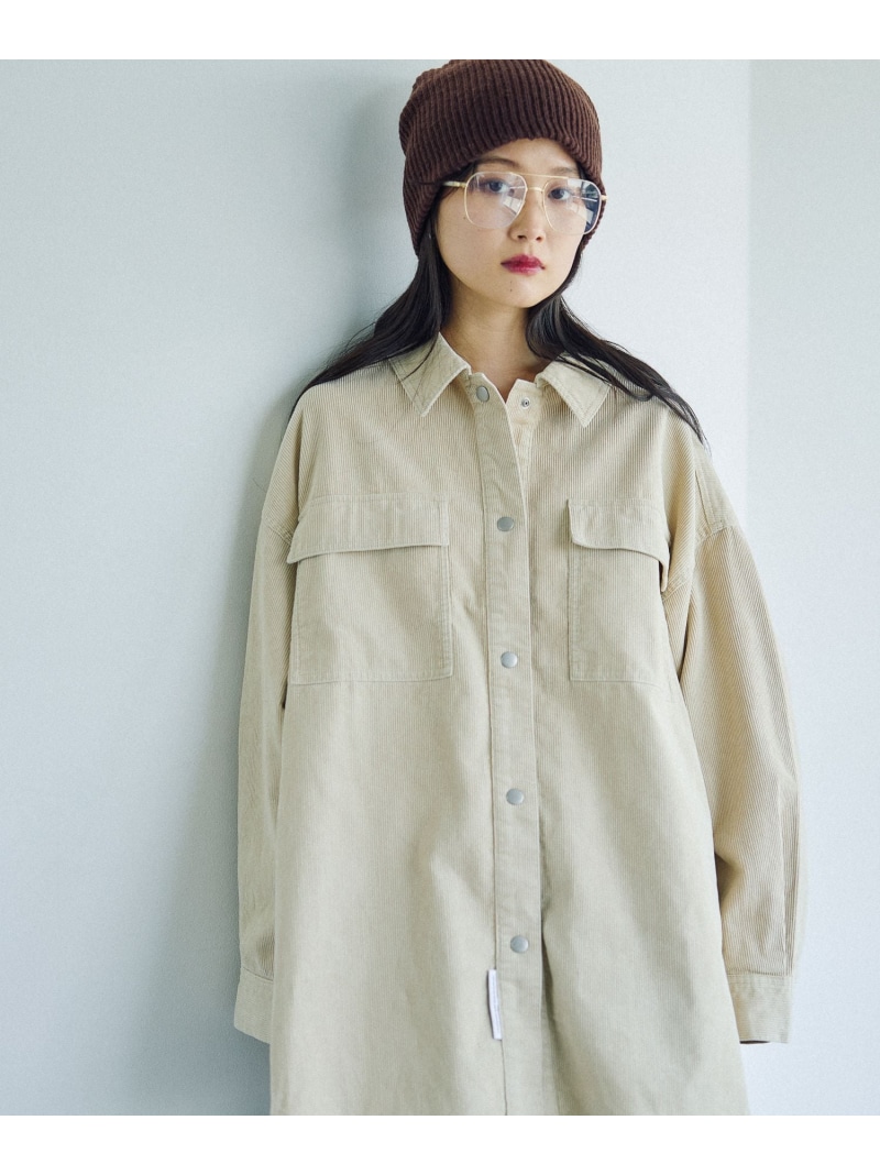 楽天市場】【SALE／50%OFF】コーデュロイBIGシャツ LEPSIM レプシィム