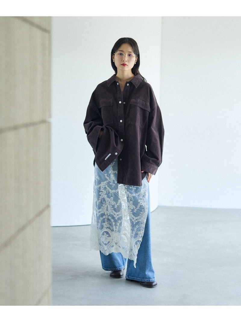 楽天市場】【SALE／50%OFF】コーデュロイBIGシャツ LEPSIM レプシィム