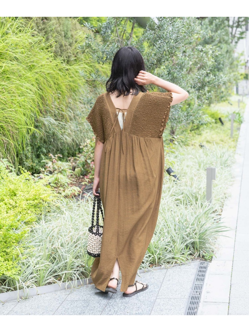 楽天市場】【産前・産後対応】マタニティ/シャーリングVワンピース