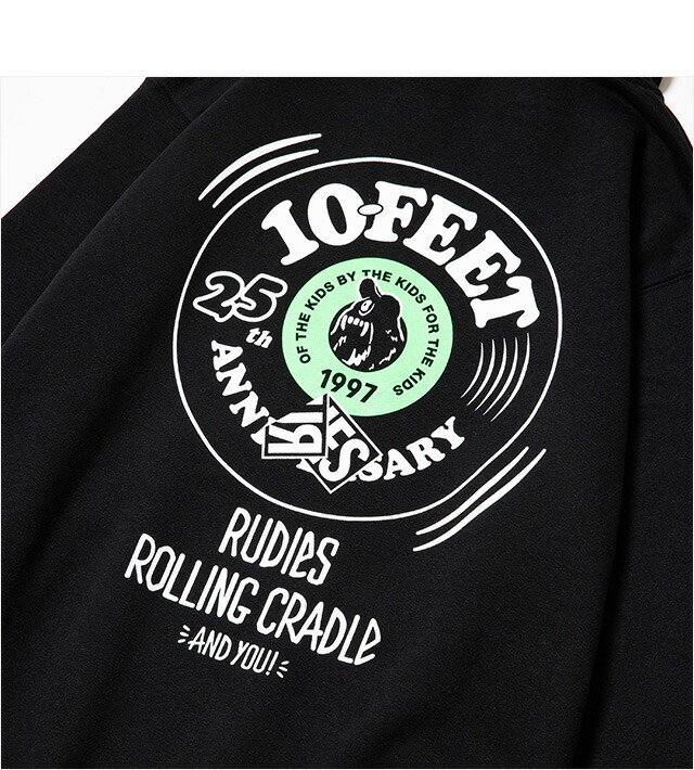 楽天市場】(ルーディーズ) 10-FEET×RUDIE'S×ROLLING CRADLE HOOD SWEAT
