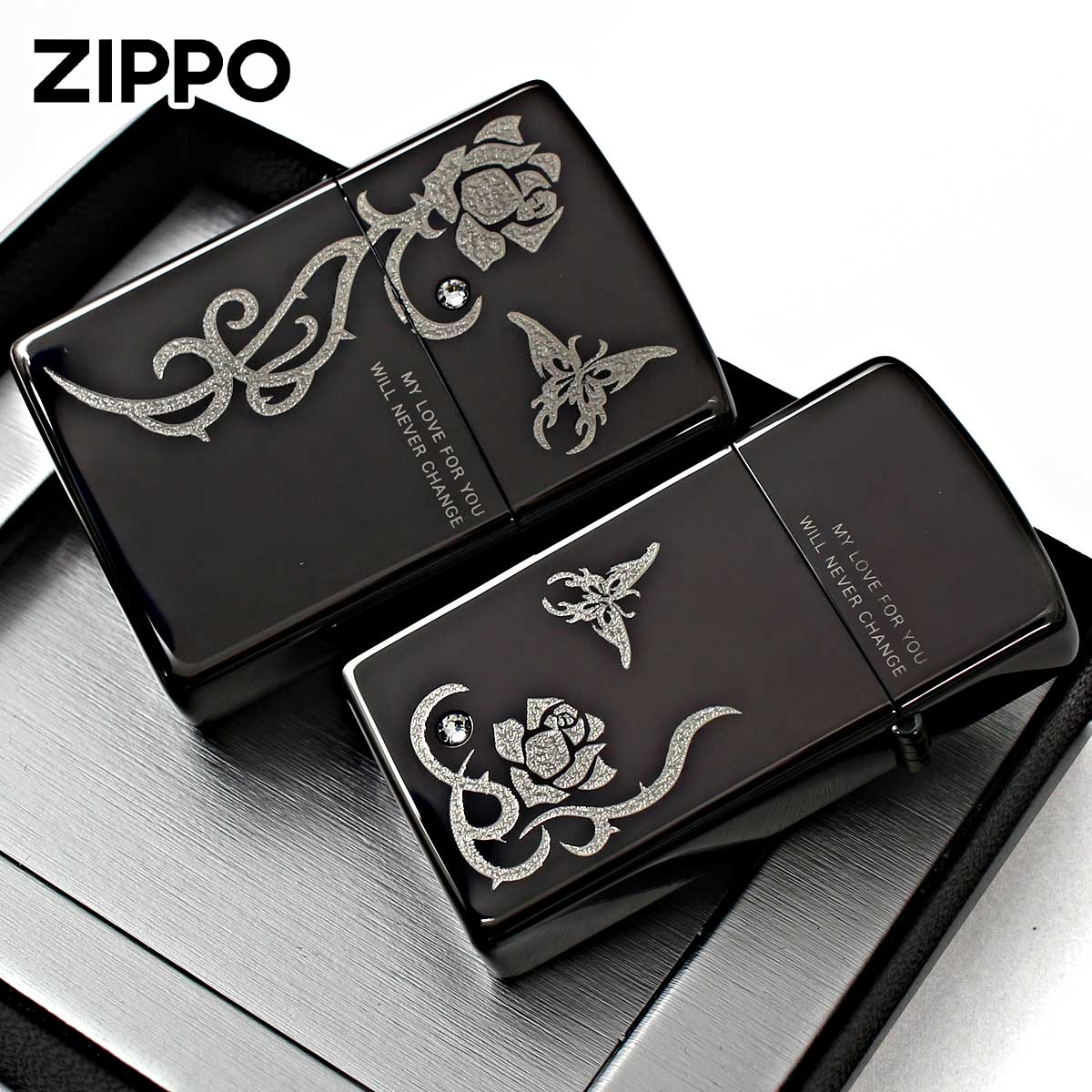 楽天市場】Zippo ジッポライター ペア トゥルーロマンス ペアセット