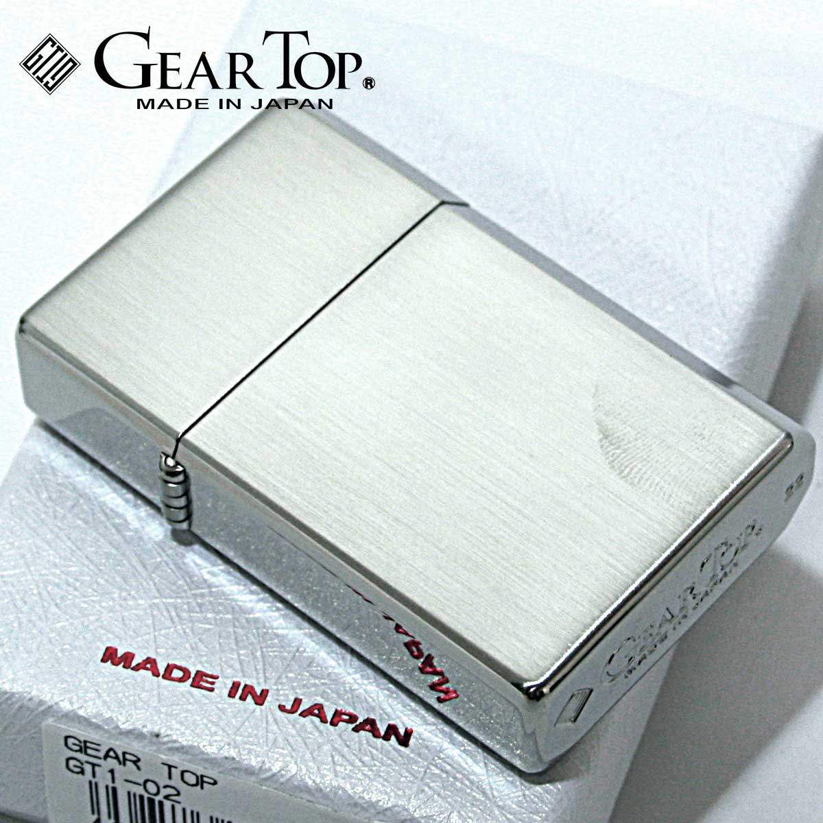 楽天市場】GEAR TOP ギアトップ 無地 ニッケルサテン フリントオイル