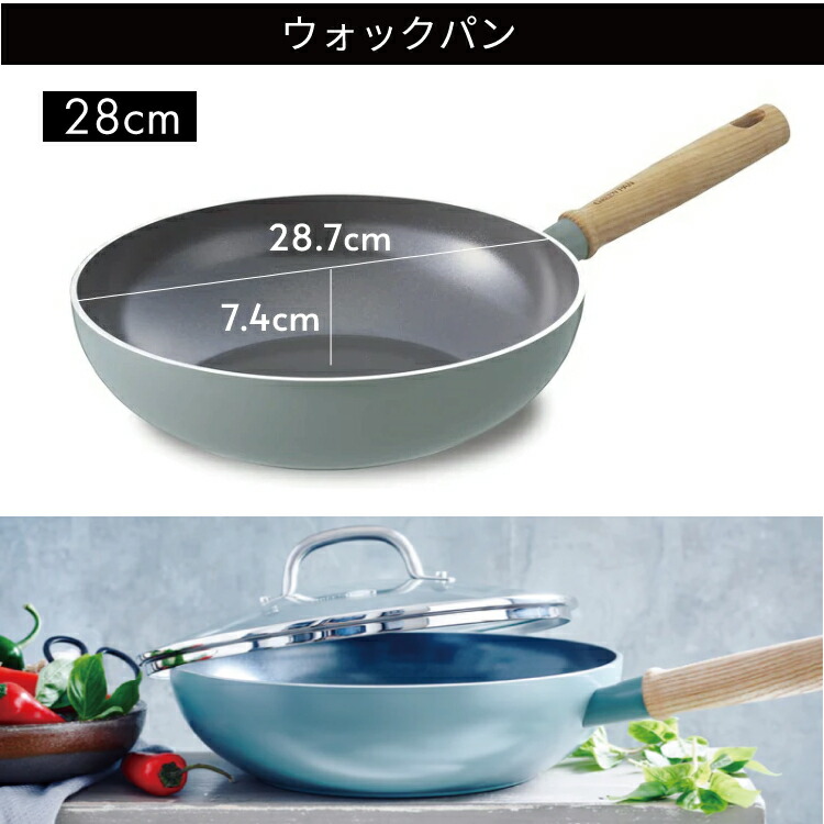 楽天市場】GREENPAN グリーンパン メイフラワー フライパン 20/24/26