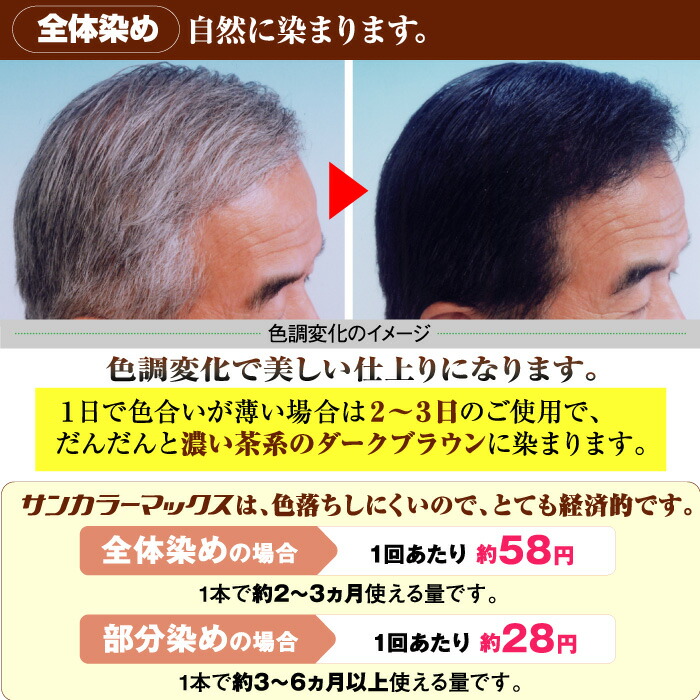 楽天市場】【365日出荷】 3本セット ケンコー 白髪染め サンカラー