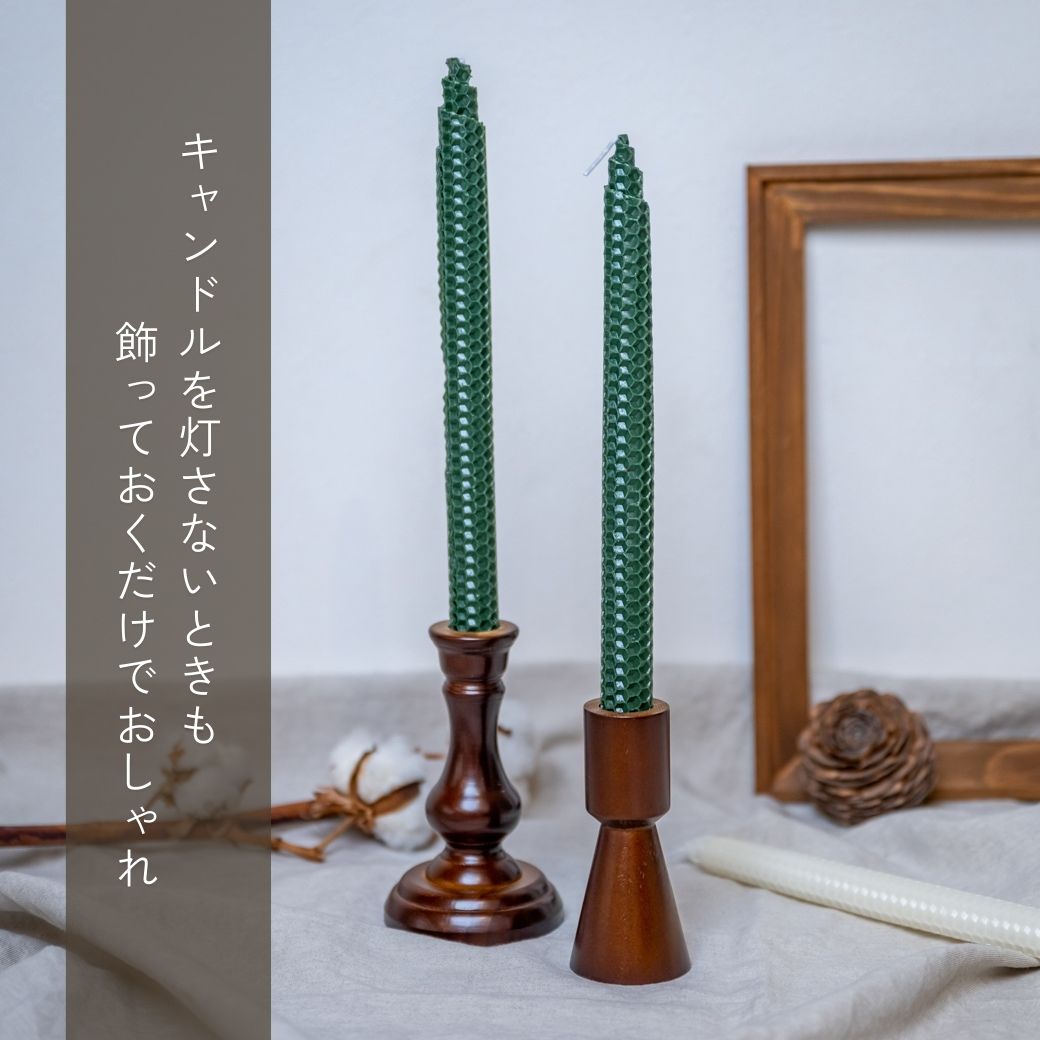 楽天市場】キャンドルホルダー 2個セット 木製 木 ウッド キャンドル