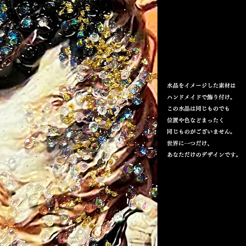 楽天市場】水晶パネル アートパネル 62×82cm 名画 ナポレオン フレーム