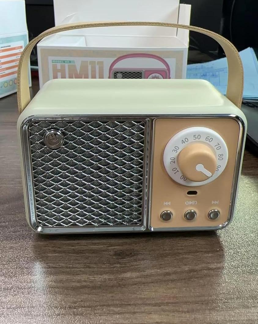 楽天市場】可愛い レトロ Bluetoothスピーカー つまみ型ボリューム無