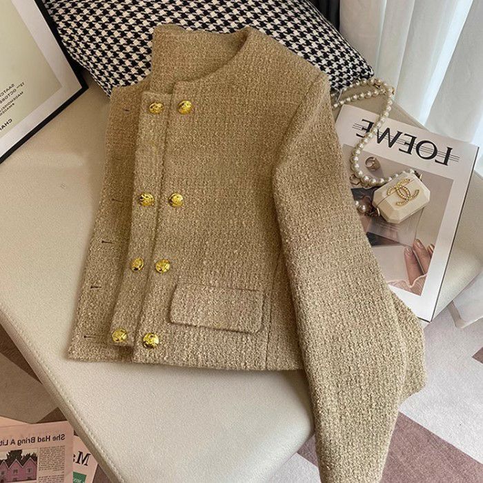 楽天市場】【送料無料】2024 AW 新作 ダブルボタン ツイード