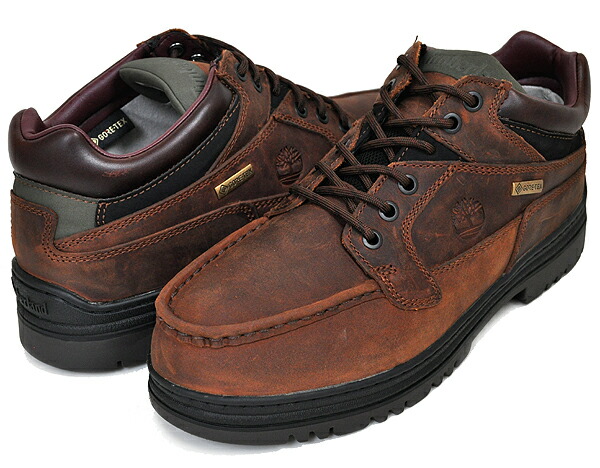 楽天市場】Timberland HERITAGE GTX MOC TOE MID MD BROWN FULL GRAIN