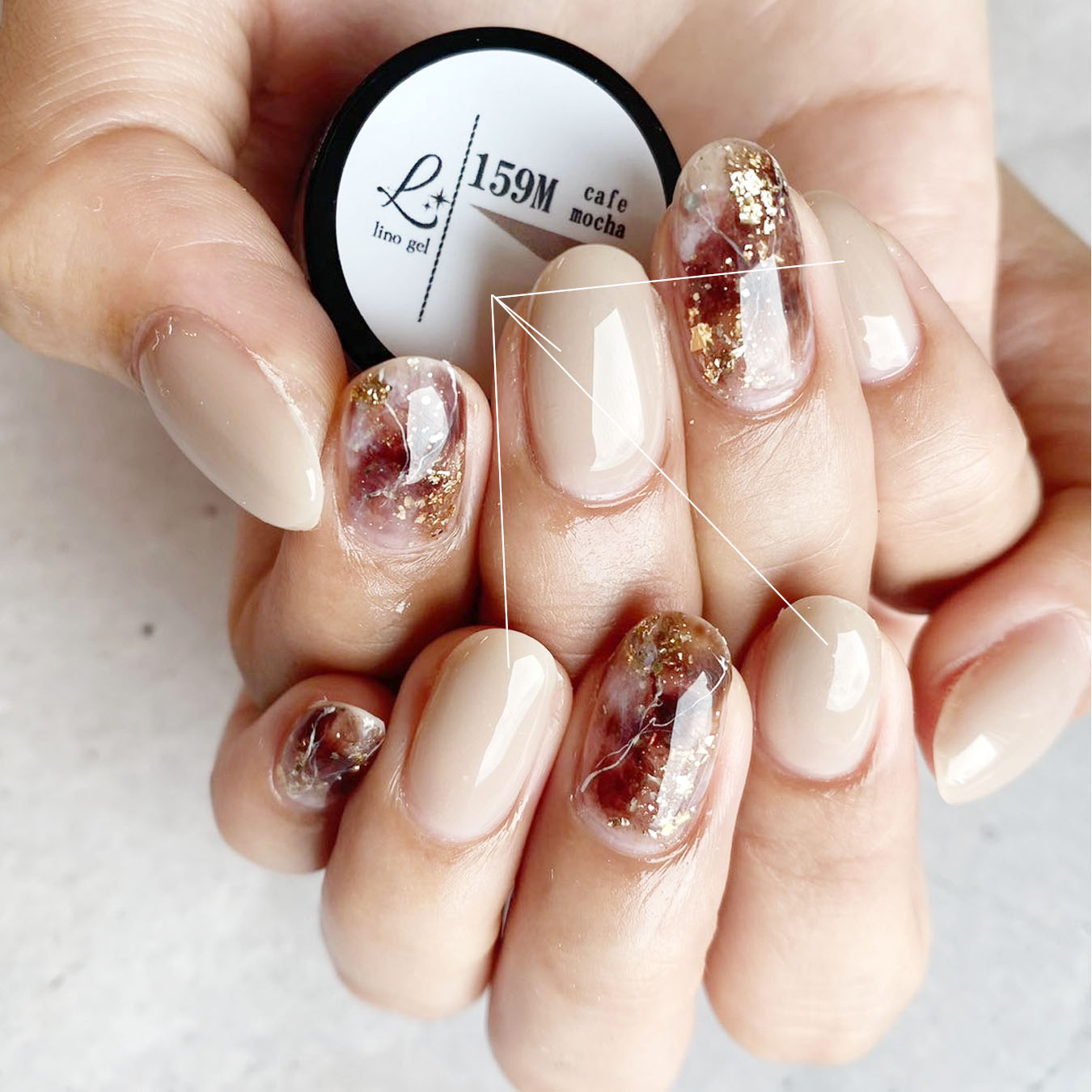 楽天市場】ジェルネイル カラージェル 159M カフェモカ cafe mocha