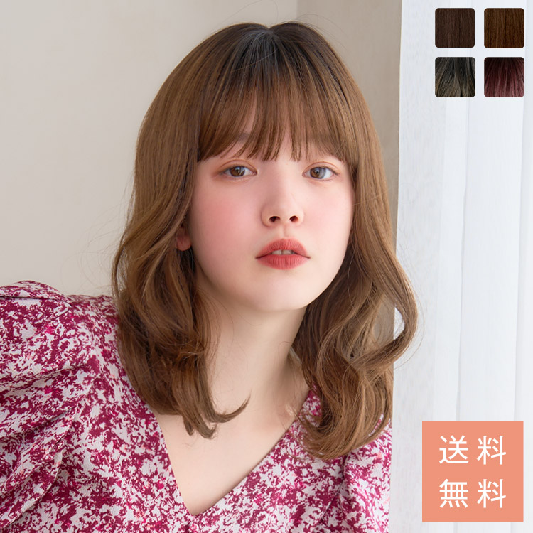 楽天市場】ウィッグ ミディアム セミロング フルウィッグ Mサイズ 「ラ