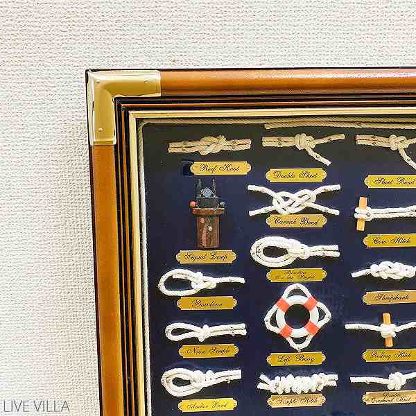 楽天市場】レリーフ ロープワーク マリン 壁掛け オブジェ インテリア