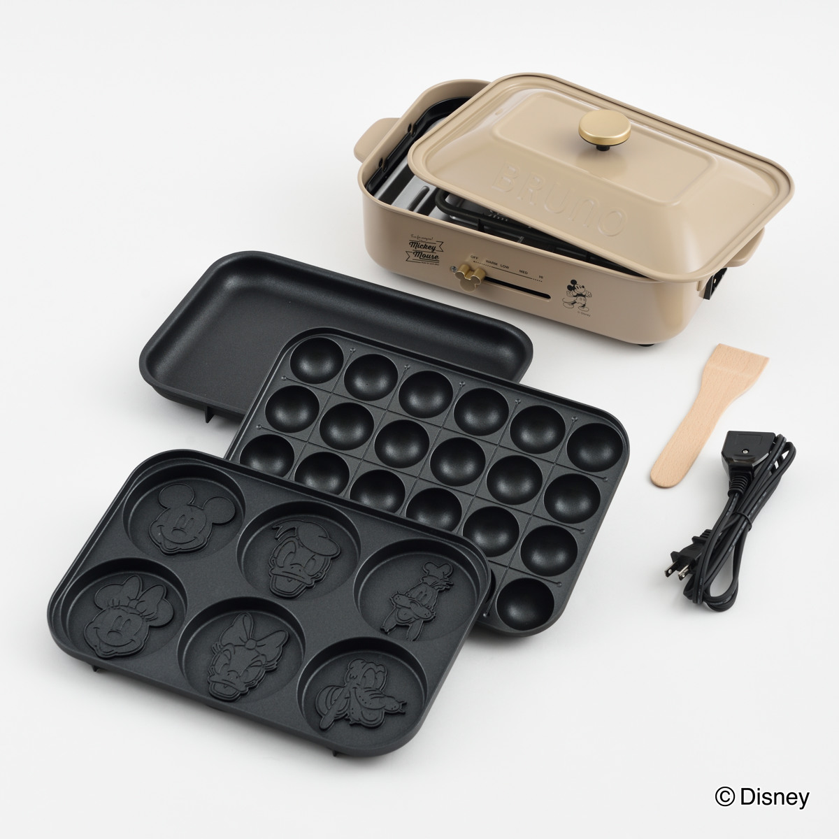 楽天市場】BRUNO コンパクトホットプレート DISNEY たこ焼きプレート