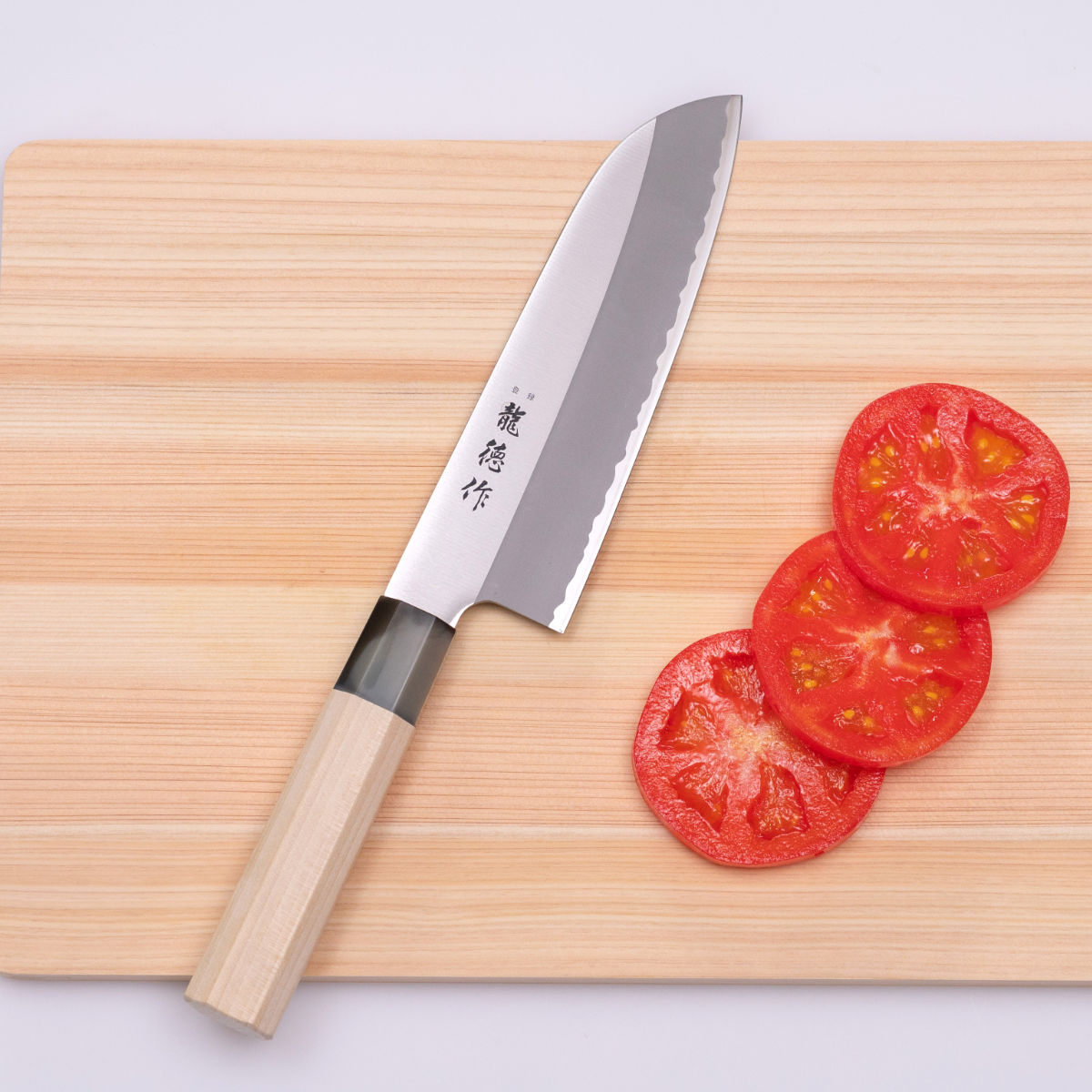 楽天市場】三徳包丁 16.5cm 龍徳作 八角柄 和包丁 日本製 （ 料理包丁