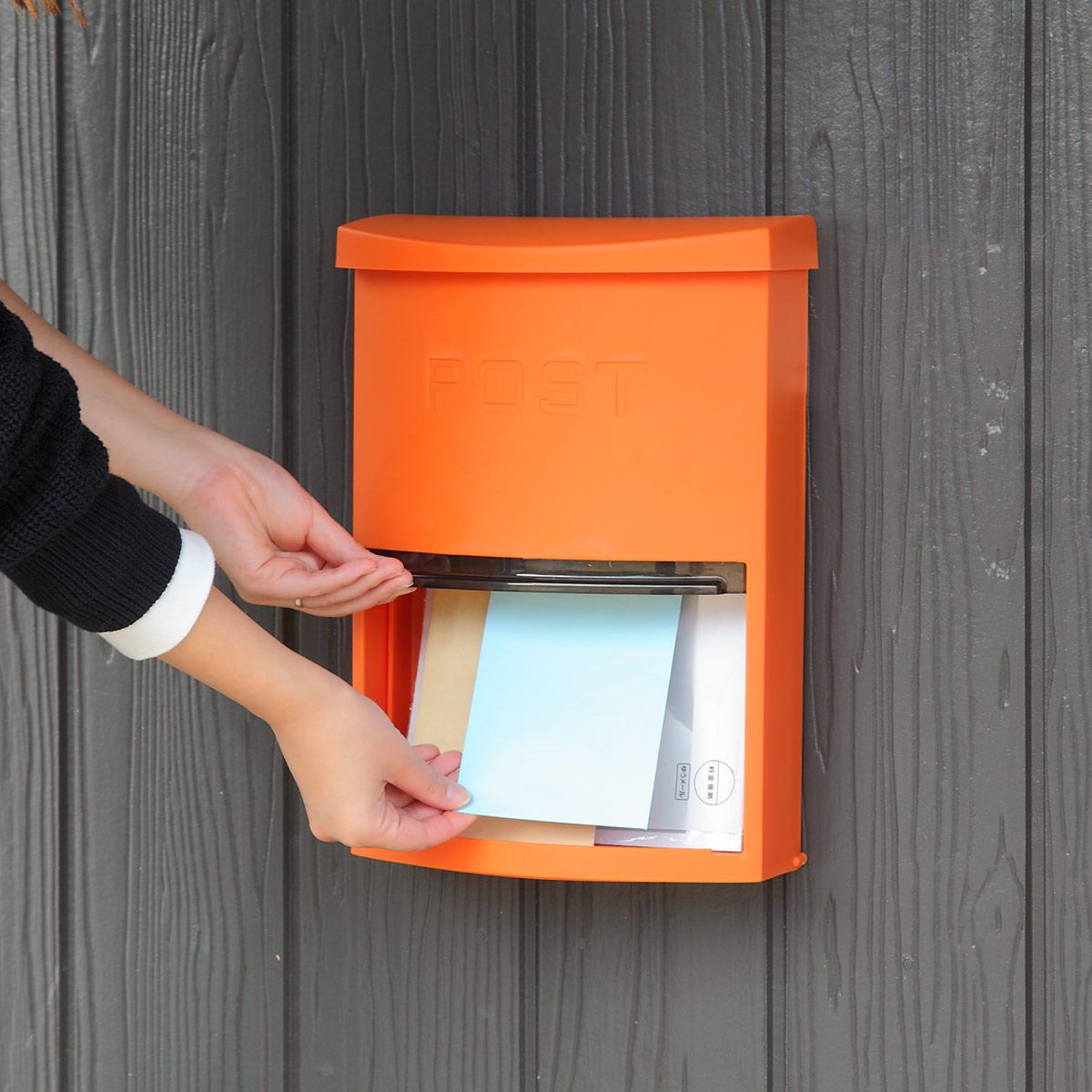 楽天市場】特価 郵便ポスト 壁掛け かるプラポスト ワイドタイプ