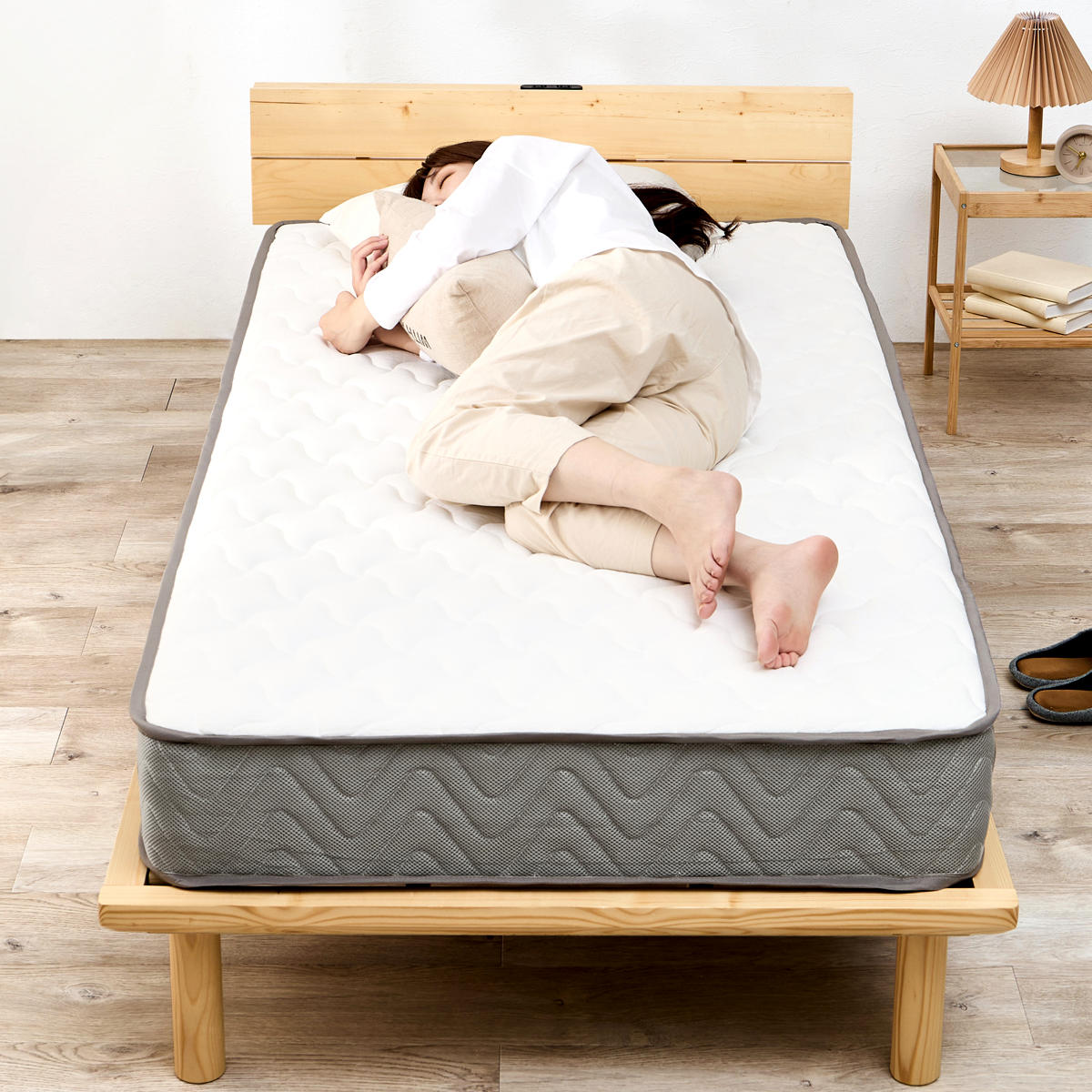 楽天市場】マットレス ポケットコイル シングル 寝心地柔らか 圧縮梱包