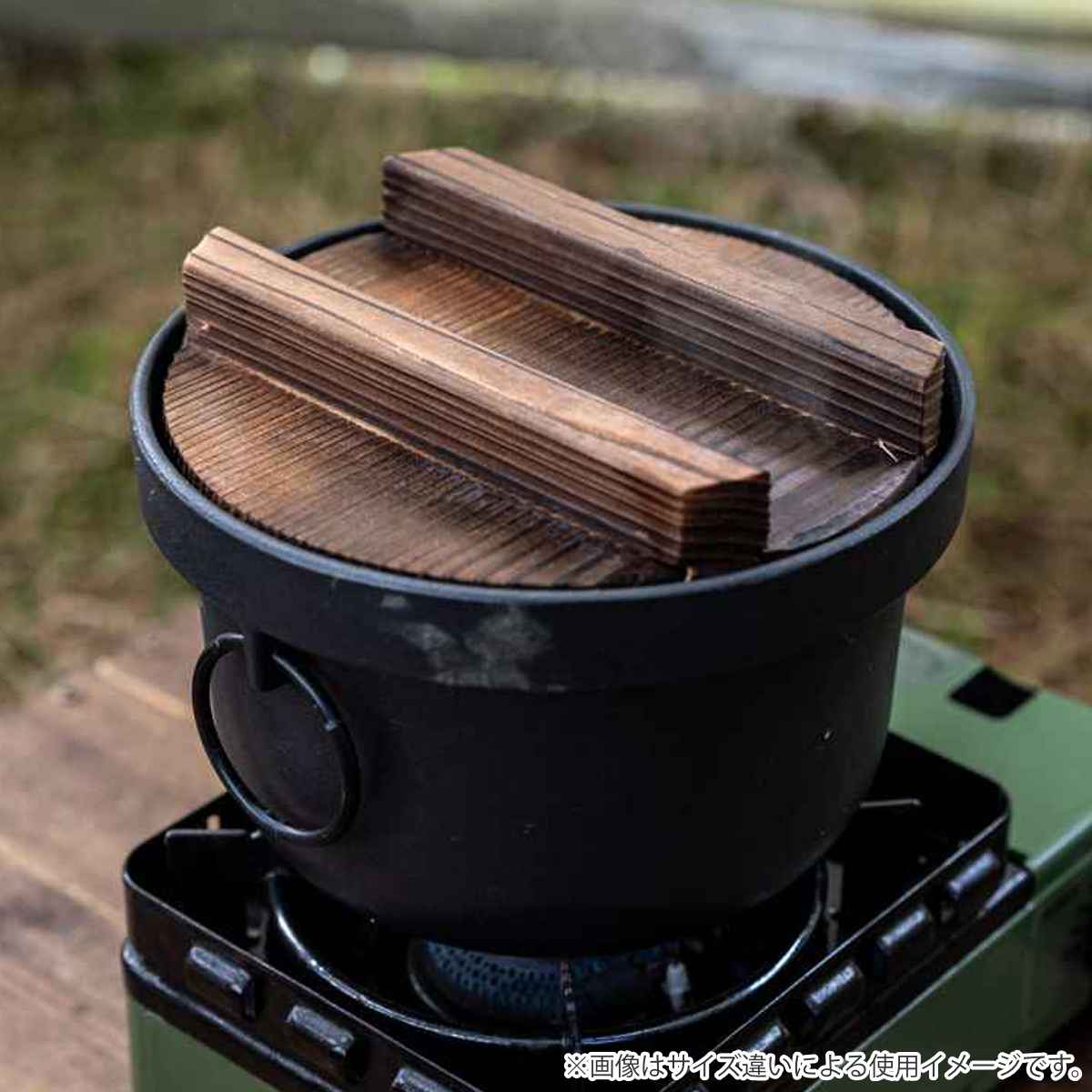楽天市場】炊飯鍋 3合 IH対応 鉄釜 南部鉄器 日本製 （ ガス火対応 3合
