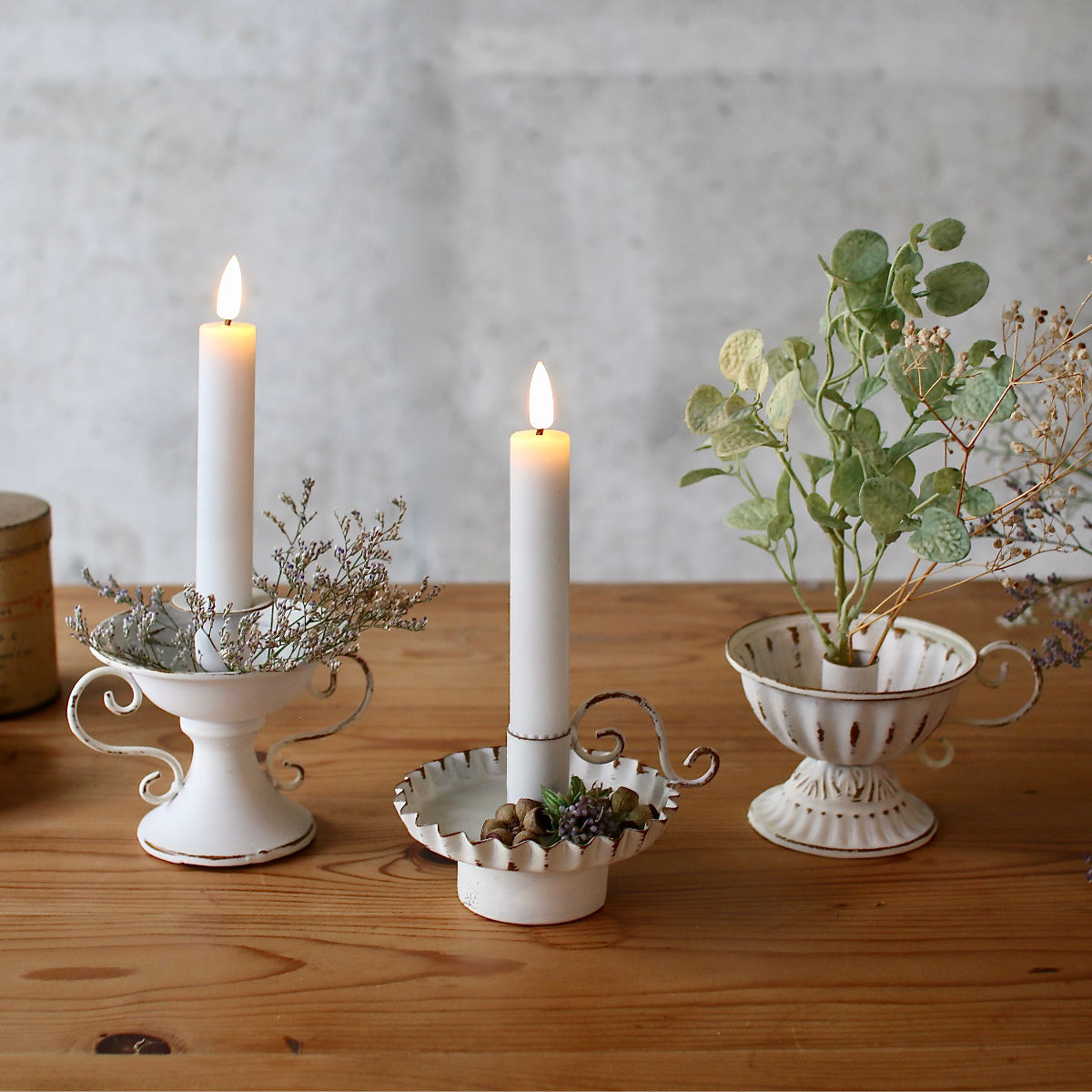 楽天市場】キャンドルホルダー Aタイプ チャーチテーパーキャンドル