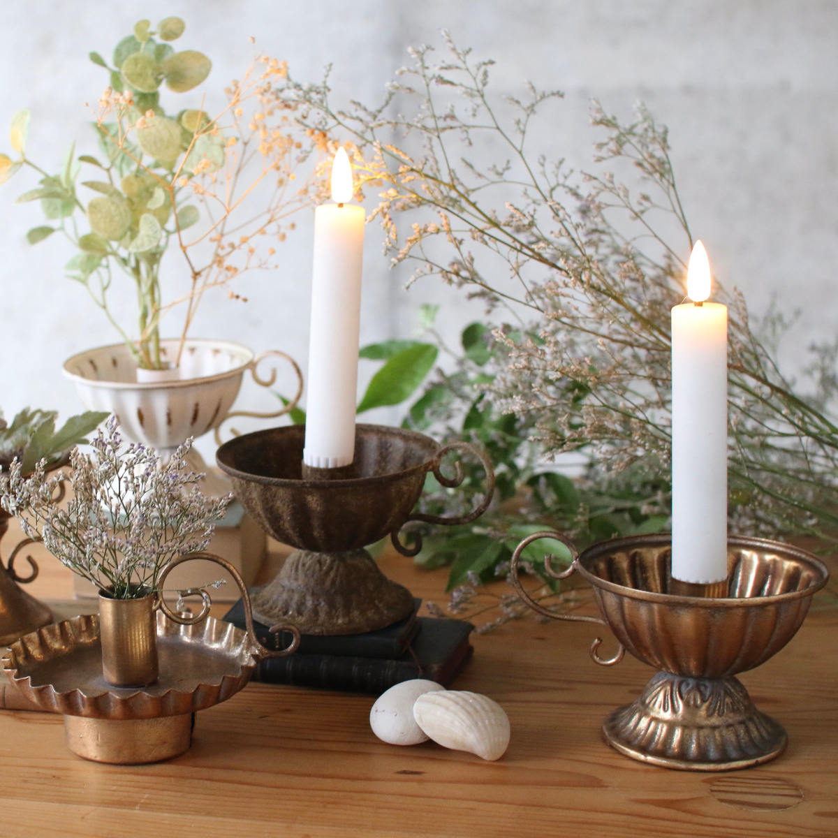 楽天市場】キャンドルホルダー Cタイプ チャーチテーパーキャンドル