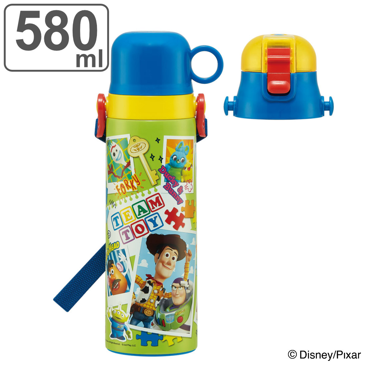 楽天市場】水筒 580ml 超軽量2WAYステンボトル トイストーリー24