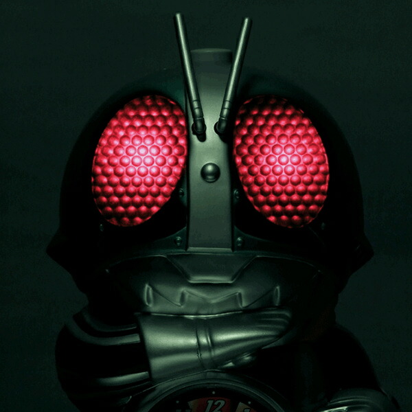 楽天市場】目覚まし時計 仮面ライダー （ 送料無料 立体おしゃべり時計