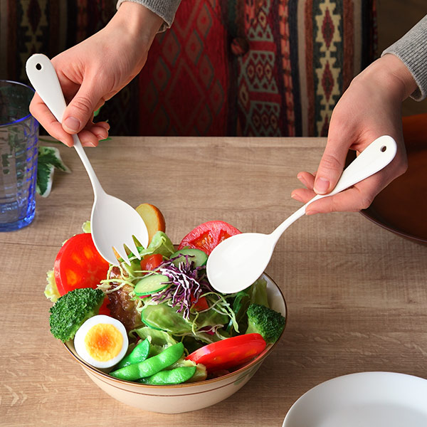 楽天市場】サラダスプーン ブラン blanc ステンレス製 スプーン