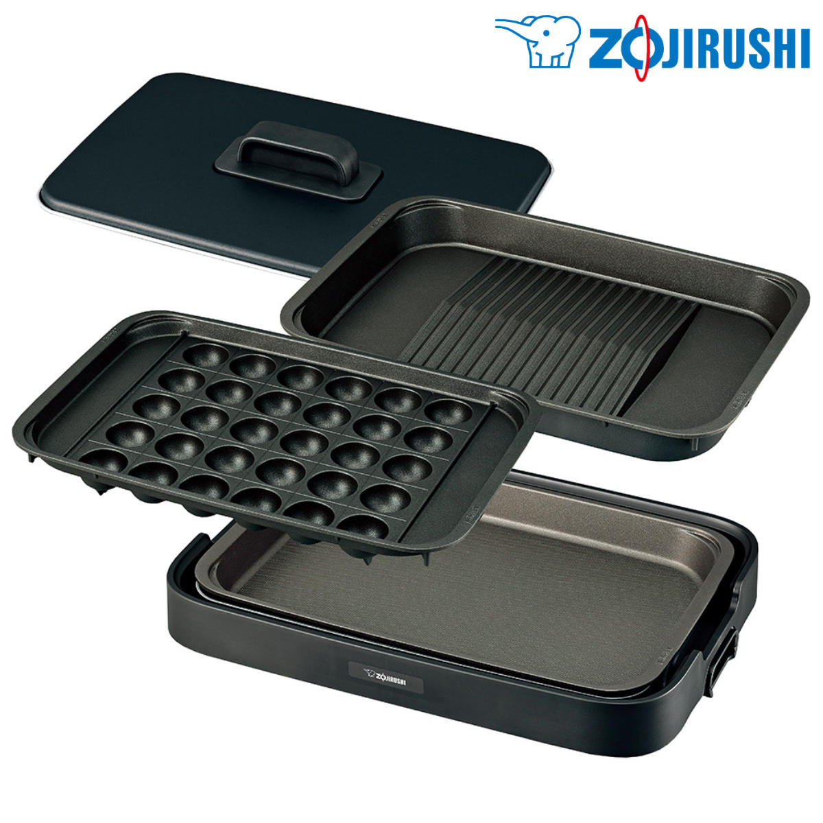 楽天市場】象印 ホットプレート 深型タイプ たこ焼きプレート付き 焼肉