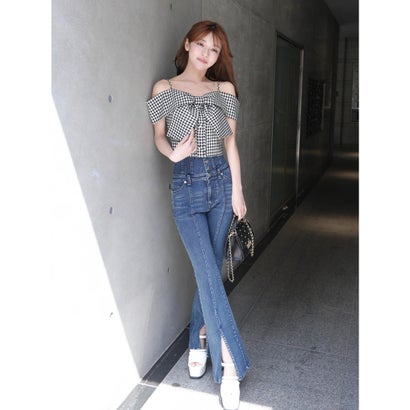 楽天市場】リップサービス LIP SERVICE ツイードリボンオフショル